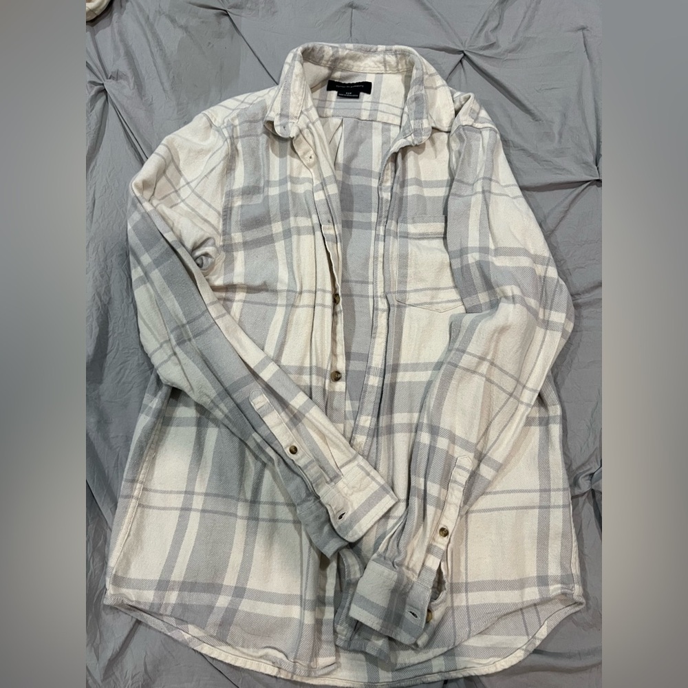 Cotton On Gray and Cream Plaid Jacket